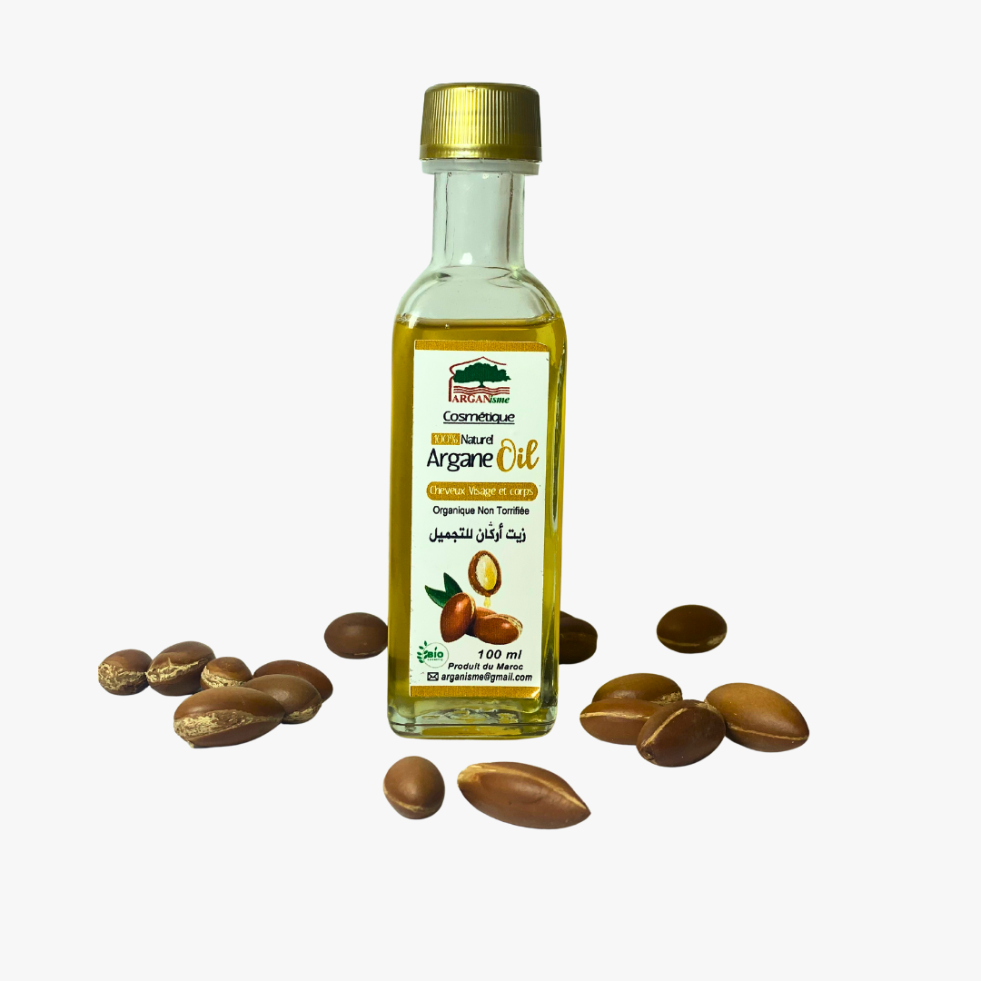 Pure Cosmetic Argan Oil — 100 ml Glass