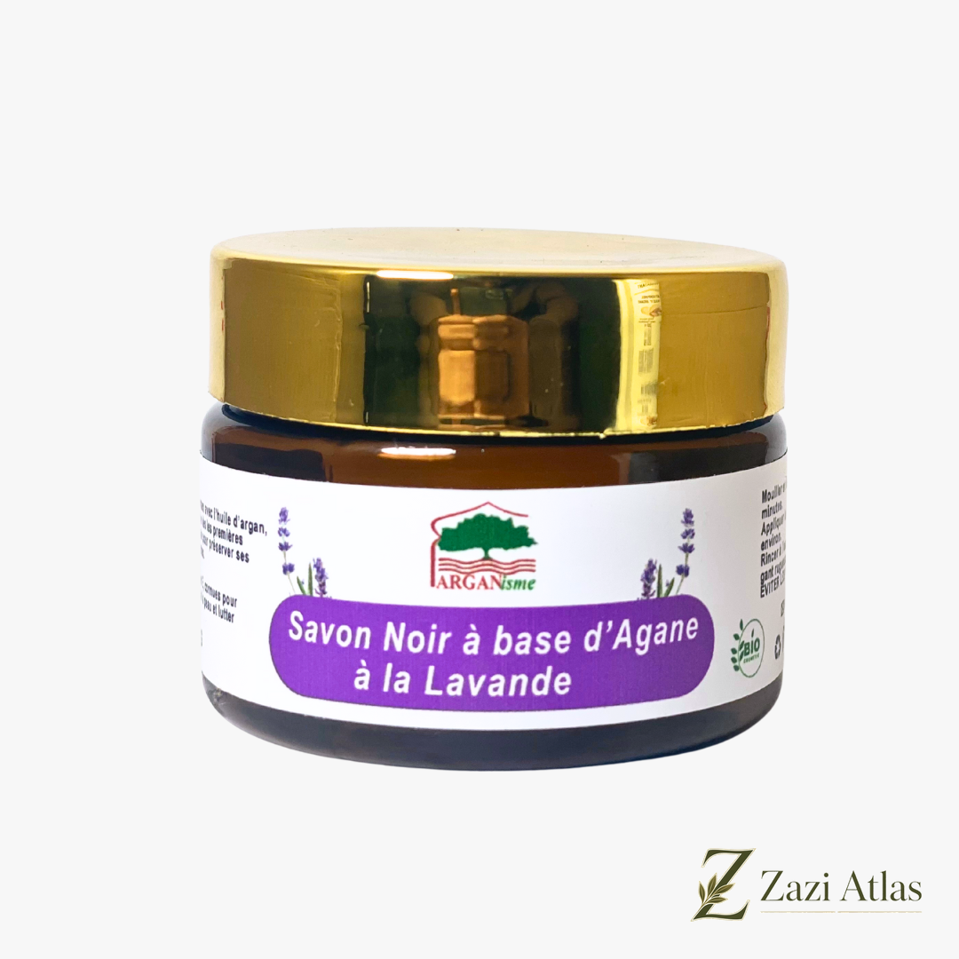 Zazi Atlas — black-soap-with-argan-lavender